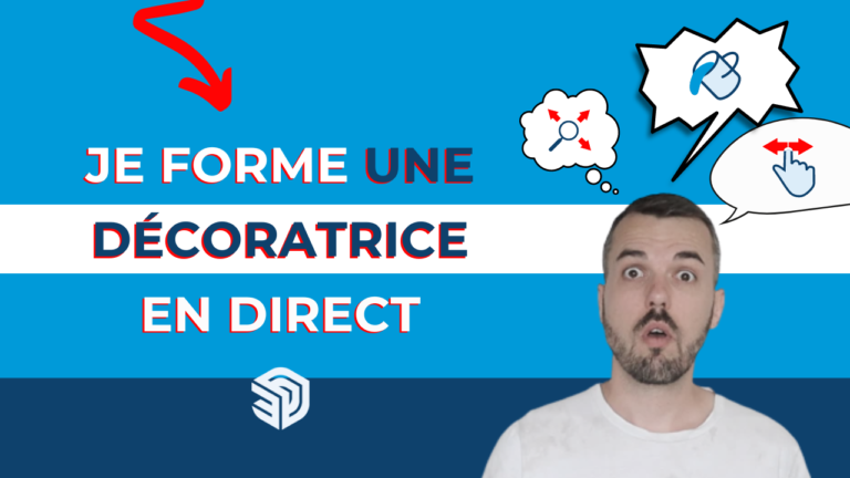 Je forme une décoratrice en direct sur SketchUp